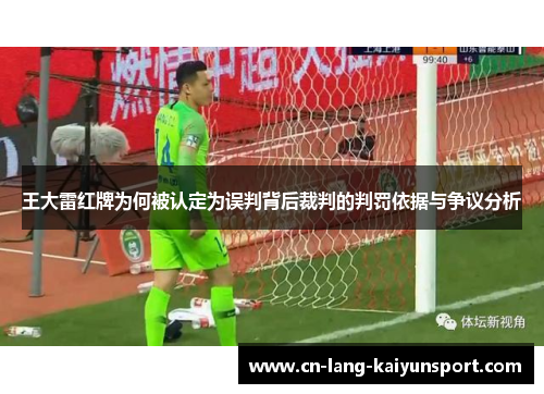 王大雷红牌为何被认定为误判背后裁判的判罚依据与争议分析